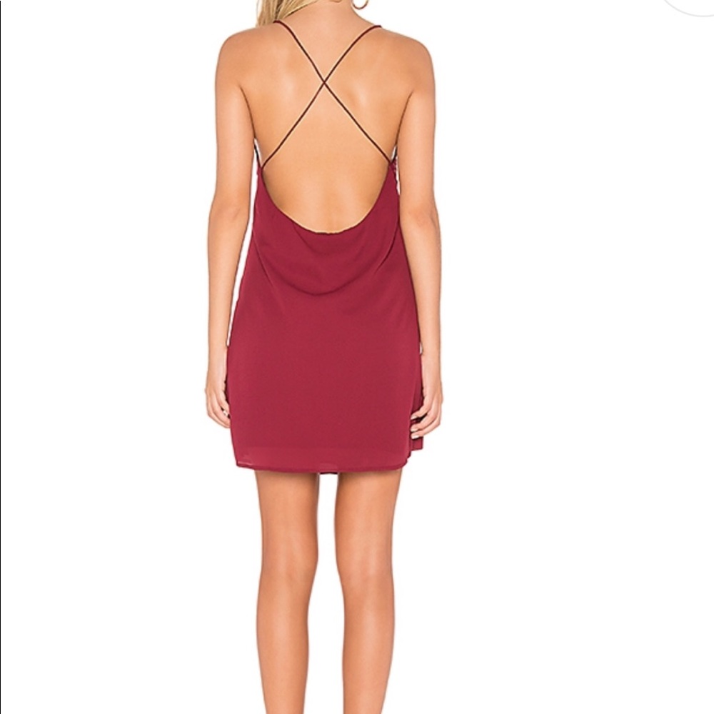 Wine Mini Dress